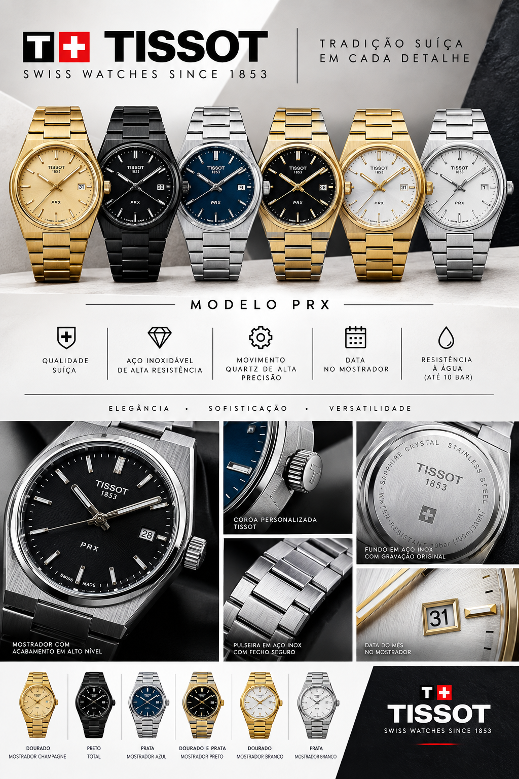 Tissot Prx Quartz 38mm Promoção