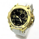 Relógio Masculino Esportivo Militar Caixa de Metal Luxo Estilo Digital e Analógico