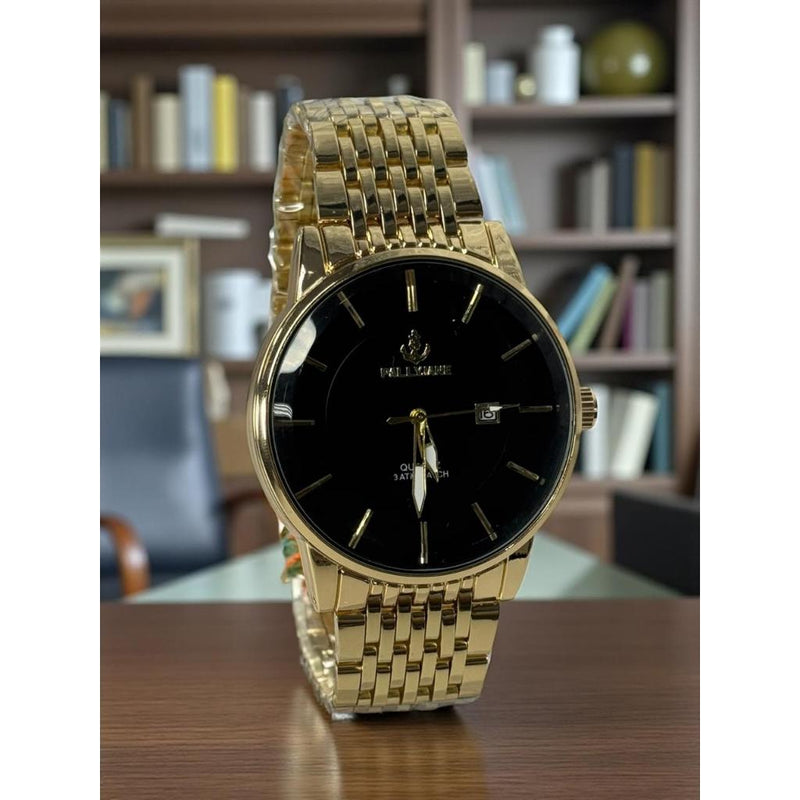 Relógio Masculino Pallyjane Prova D´Água Pulseira Classic Premium com Calendário - RM7