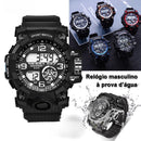 Relógio À Prova D'Água Masculino Esportivo Digital De Pulso Multifuncional