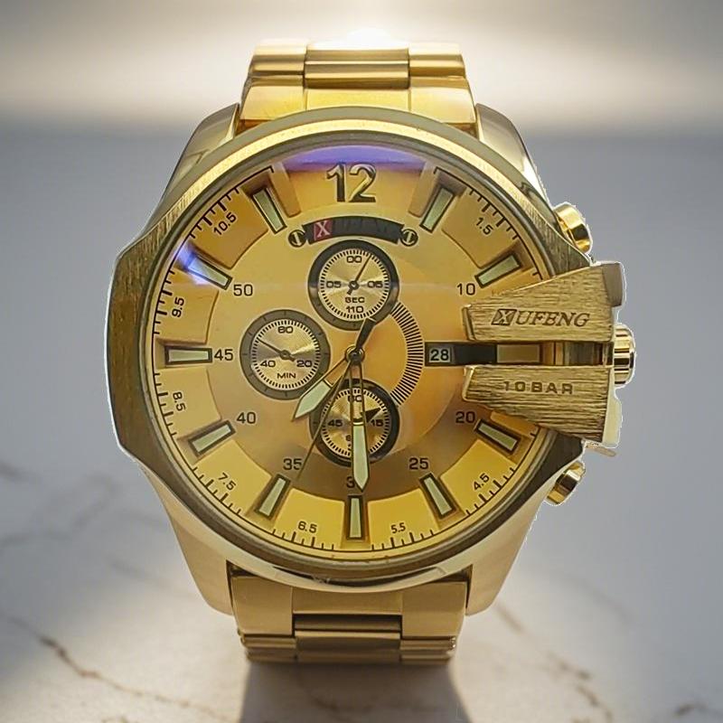 [X1250] Relógio original Xufeng à prova d'agua masculino social presente da moda resistente