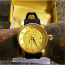 Relógio Masculino Dragão + caixinha de luxo