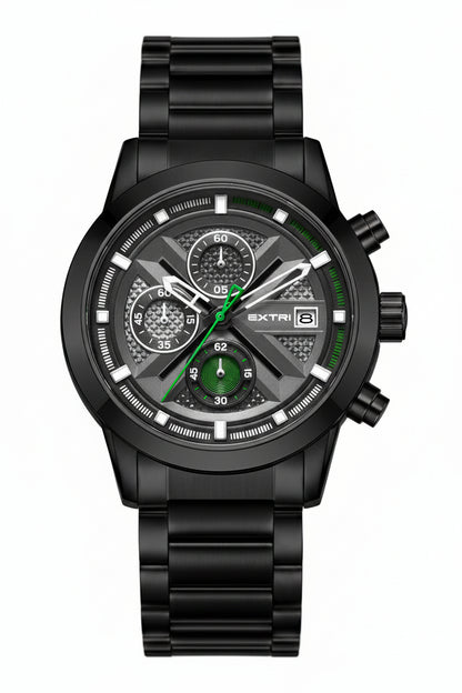 Relógio EXTRI Original X6092 Masculino Esportivo Cronógrafo 42mm em Aço
