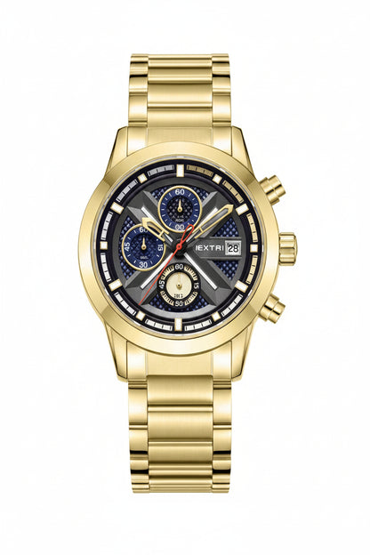 Relógio EXTRI Original X6092 Masculino Esportivo Cronógrafo 42mm em Aço