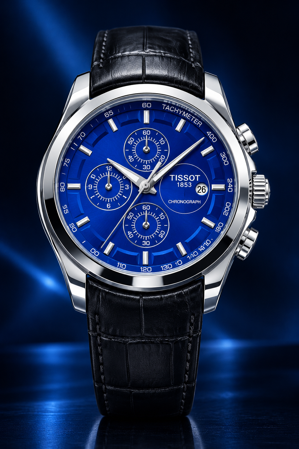 Tissot 1853 Pulseira De Couro Funcional 41-43mm