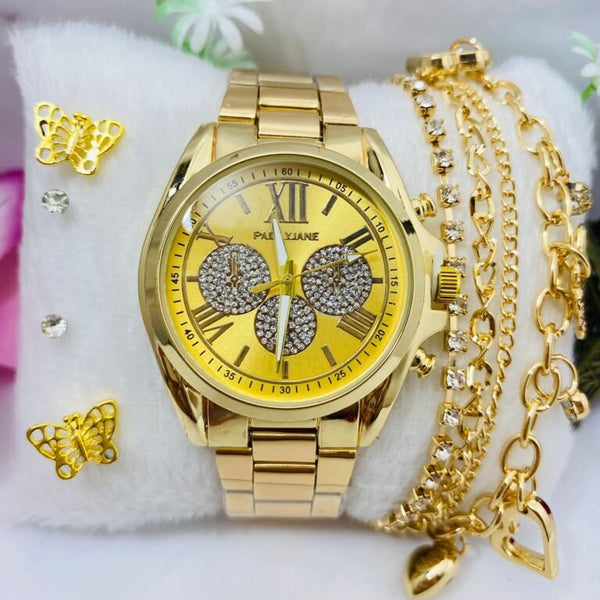 Kit 5 Relógios Para Revenda Atacado Super Luxo Promoção