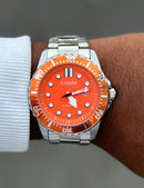 Relógio Masculino Citizen Green Diver – Aço Inoxidável