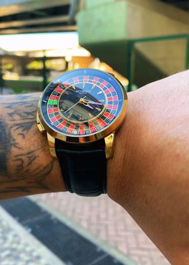 Relógio Masculino Jacob & Co Roulette Edition – Luxo, Exclusividade e Estilo