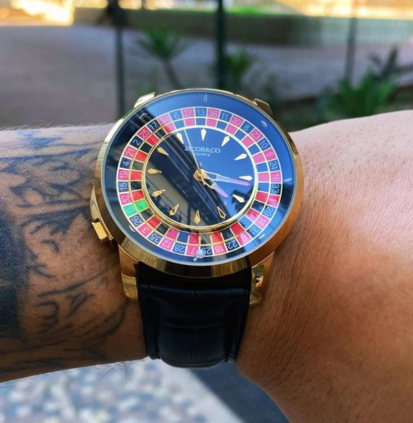 Relógio Masculino Jacob & Co Roulette Edition – Luxo, Exclusividade e Estilo