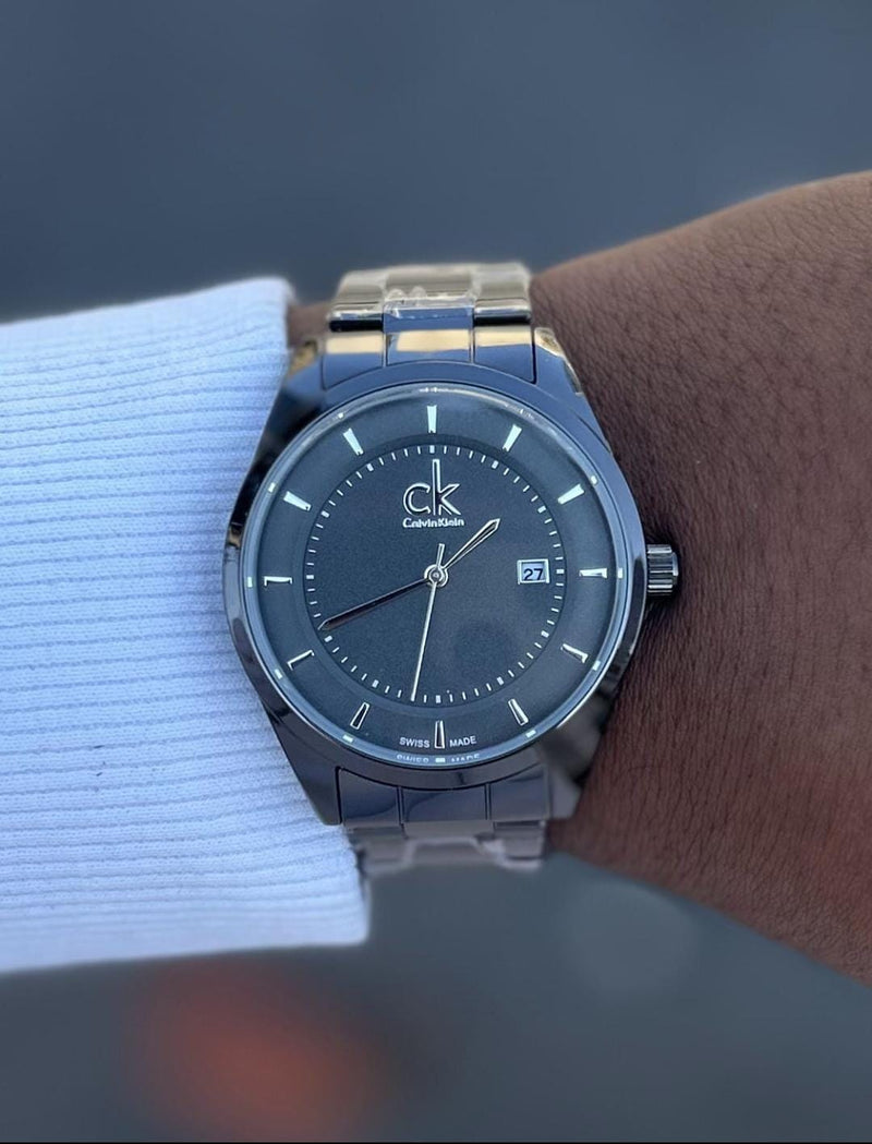 Relógio Masculino  CK Silver Classic – Minimalista, Elegante e Sofisticado