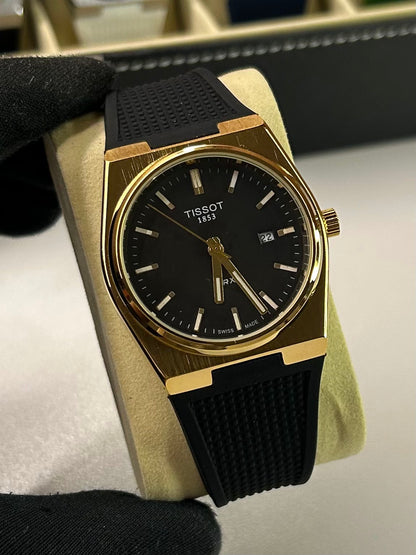 Relógio Tissot PRX 40mm Masculino Pulseira de Borracha – Design Premium