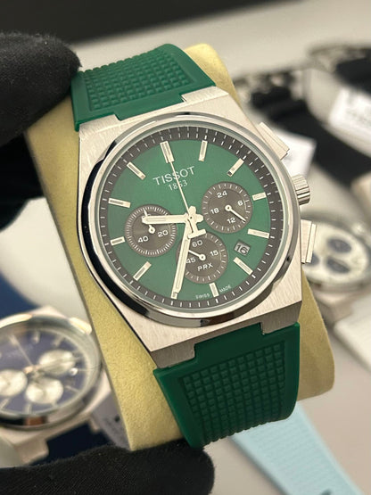 Relógio Tissot PRX Chronograph Pulseira de Borracha
