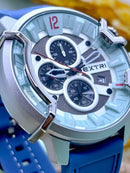 🎁 BLACK FRIDAY Relógio Extri 100% Funcional Pulseira Silicone Azul Bebê (Luxo e Destaque) PROVA D’ÁGUA + FRETE GRÁTIS