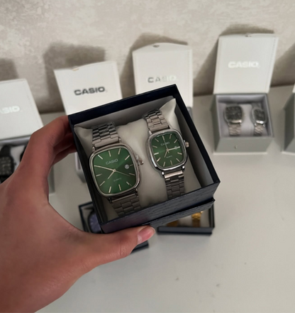 Kit Casal Relógios  Vintage Promoção