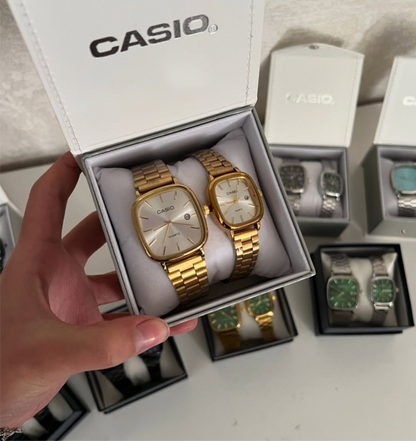 Kit Casal Relógios  Vintage Promoção