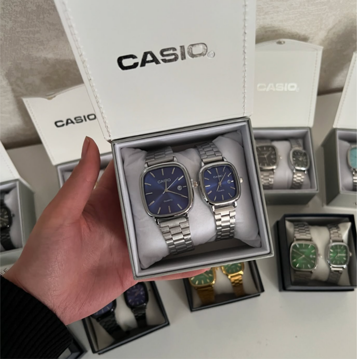 Kit Casal Relógios  Vintage Promoção