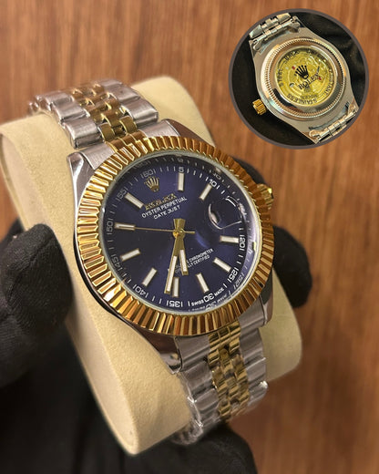 Rolex Datejust Super Fundo De Vidro