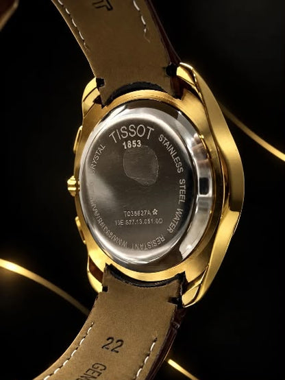 Tissot 1853 Pulseira De Couro Funcional 41-43mm