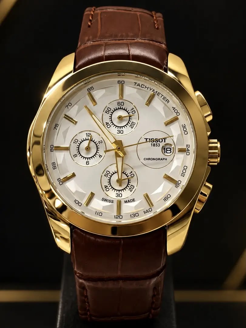 Tissot 1853 Pulseira De Couro Funcional 41-43mm