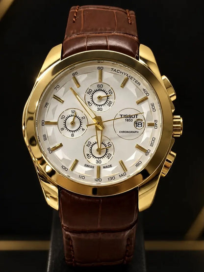 Tissot 1853 Pulseira De Couro Funcional 41-43mm