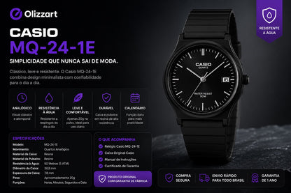 Promoção Kit 3  Relogios Casio ALL BLACK Somente Hoje!