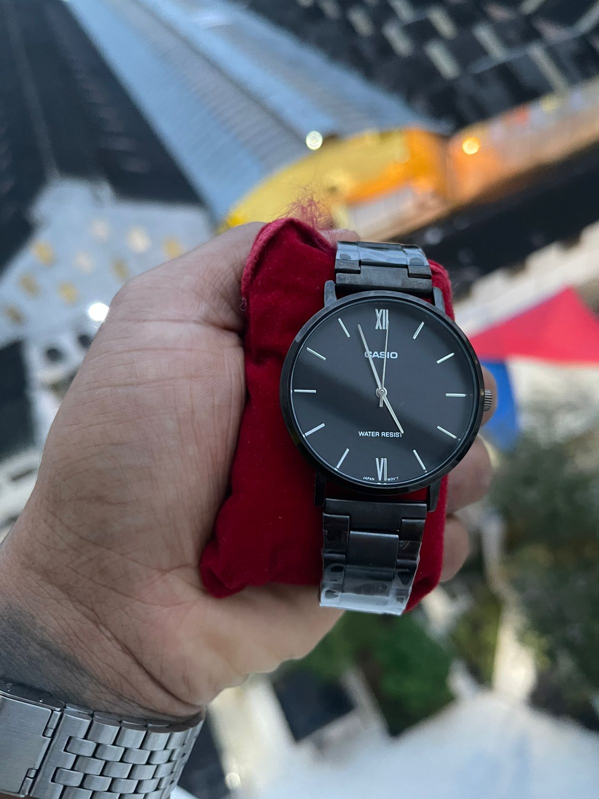 Relógio Masculino Casio MTP-VT01G-1B Analógico Quartzo Aço Inoxidável