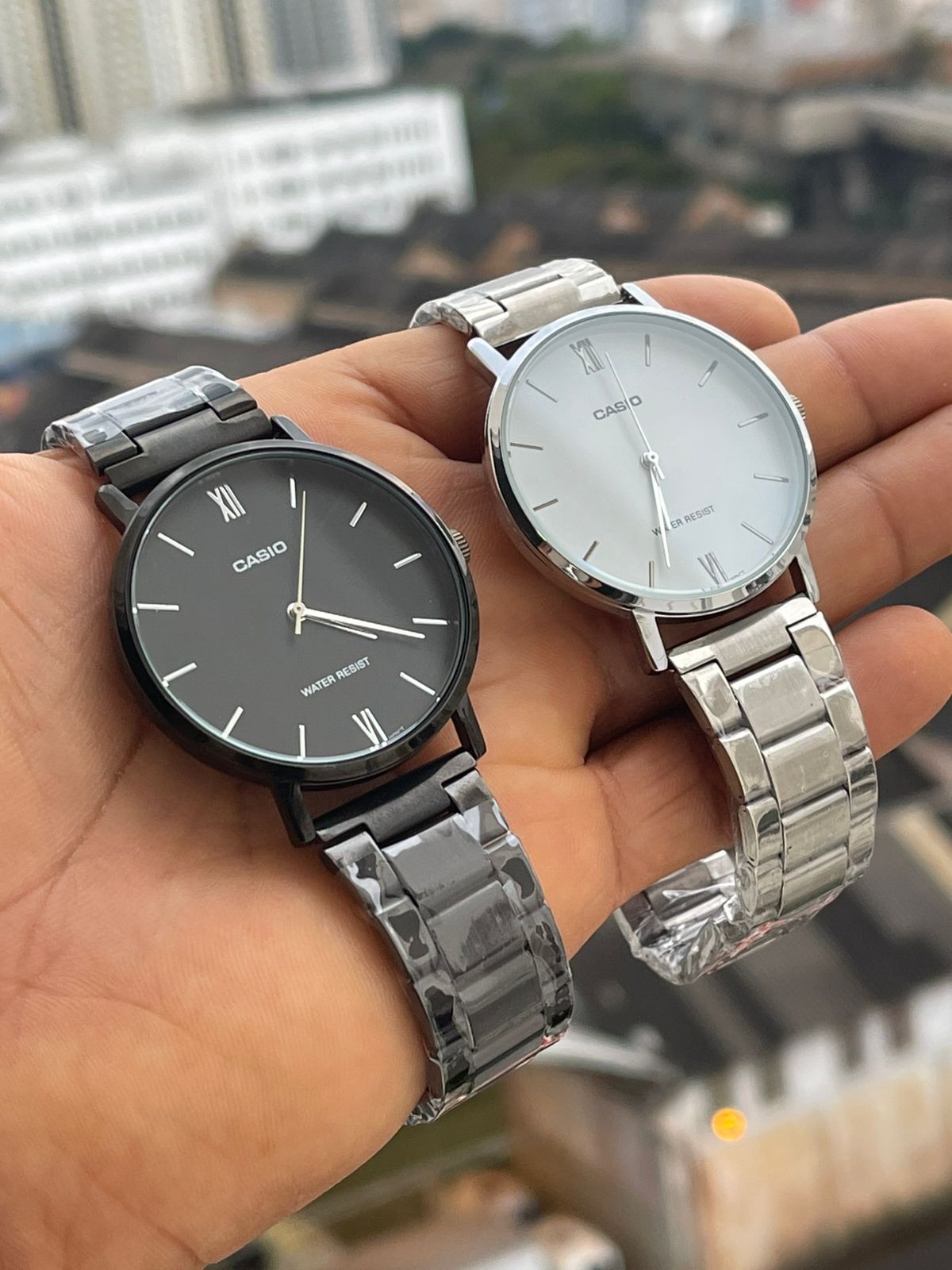 Relógio Masculino Casio MTP-VT01G-1B Analógico Quartzo Aço Inoxidável