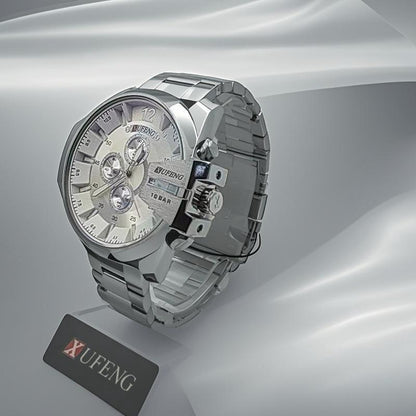 [X1250] Relógio original Xufeng à prova d'agua masculino social presente da moda resistente