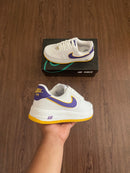 AIR FORCE 1 LAKERS - BRANCO ROXO