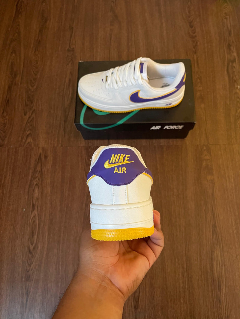 AIR FORCE 1 LAKERS - BRANCO ROXO