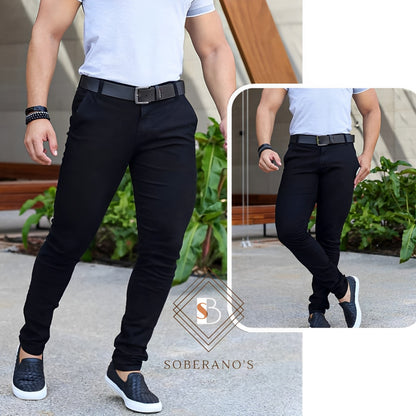 Calça Masculina Sport Fino ALFAIATARIA  LEGITIMA Skinny e Slim Sarja Brim Premium