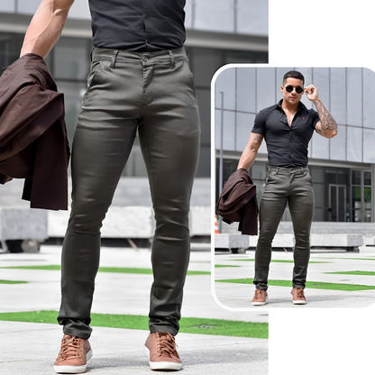Calça Masculina Sport Fino ALFAIATARIA  LEGITIMA Skinny e Slim Sarja Brim Premium