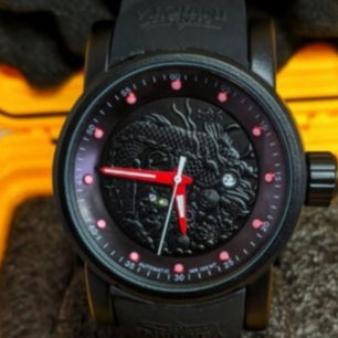 Relógio Masculino Dragão + caixinha de luxo