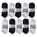 Kit 24 Pares Meias Soquetes - Meia Algodão Unisex