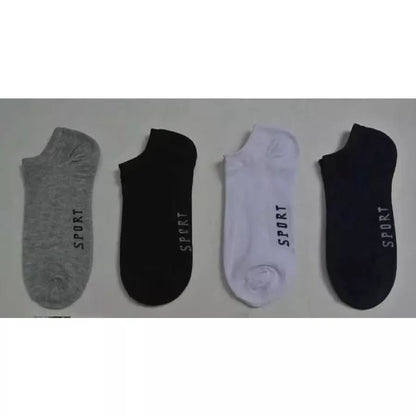 Kit 24 Pares Meias Soquetes - Meia Algodão Unisex