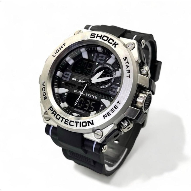 Relógio Masculino Esportivo Militar Anti-Shock Steel Resistente a Água