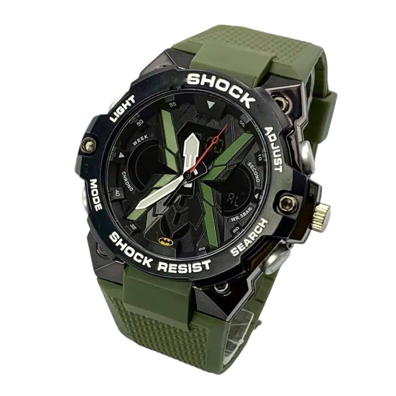 Relógio Masculino Esportivo Militar Anti-Shock Steel Resistente a Água