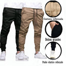 Calça Jeans Jogger Masculina Premium com Lycra - Sarja com Punho, Conforto e Estilo
