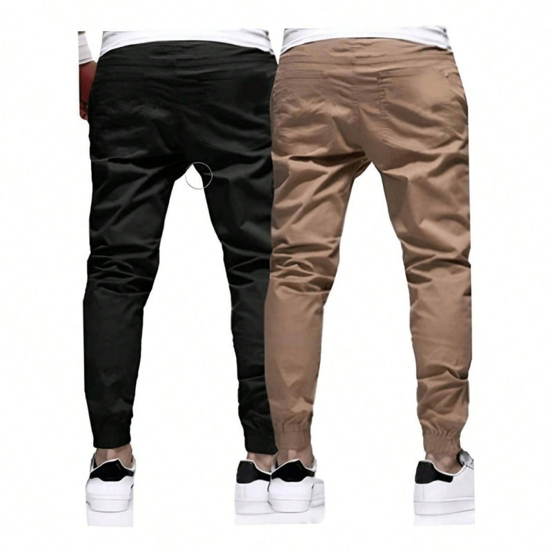 Calça Jeans Jogger Masculina Premium com Lycra - Sarja com Punho, Conforto e Estilo