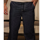 Calça Jeans Balão Boca Larga Estilosa Sk8 Moda Masculina Dazzling 100%  Algodão Estilo Mandrake