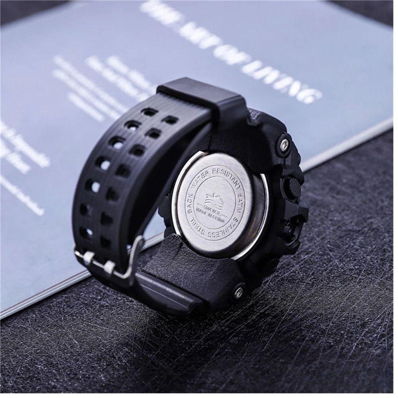 Relógio À Prova D'Água Masculino Esportivo Digital De Pulso Multifuncional