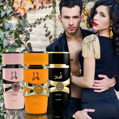 Asad Lattafa Perfume Masculino Importado Power and Elegance Eau de Parfum 100ml de Luxo