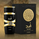 Asad Lattafa Perfume Masculino Importado Power and Elegance Eau de Parfum 100ml de Luxo