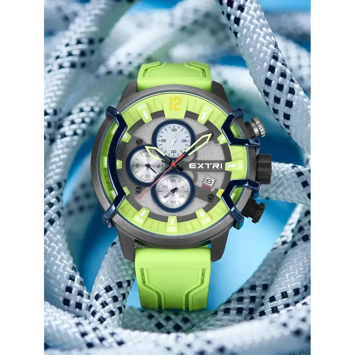 Relógio EXTRI Original X6054 Masculino Esportivo Cronógrafo 30M