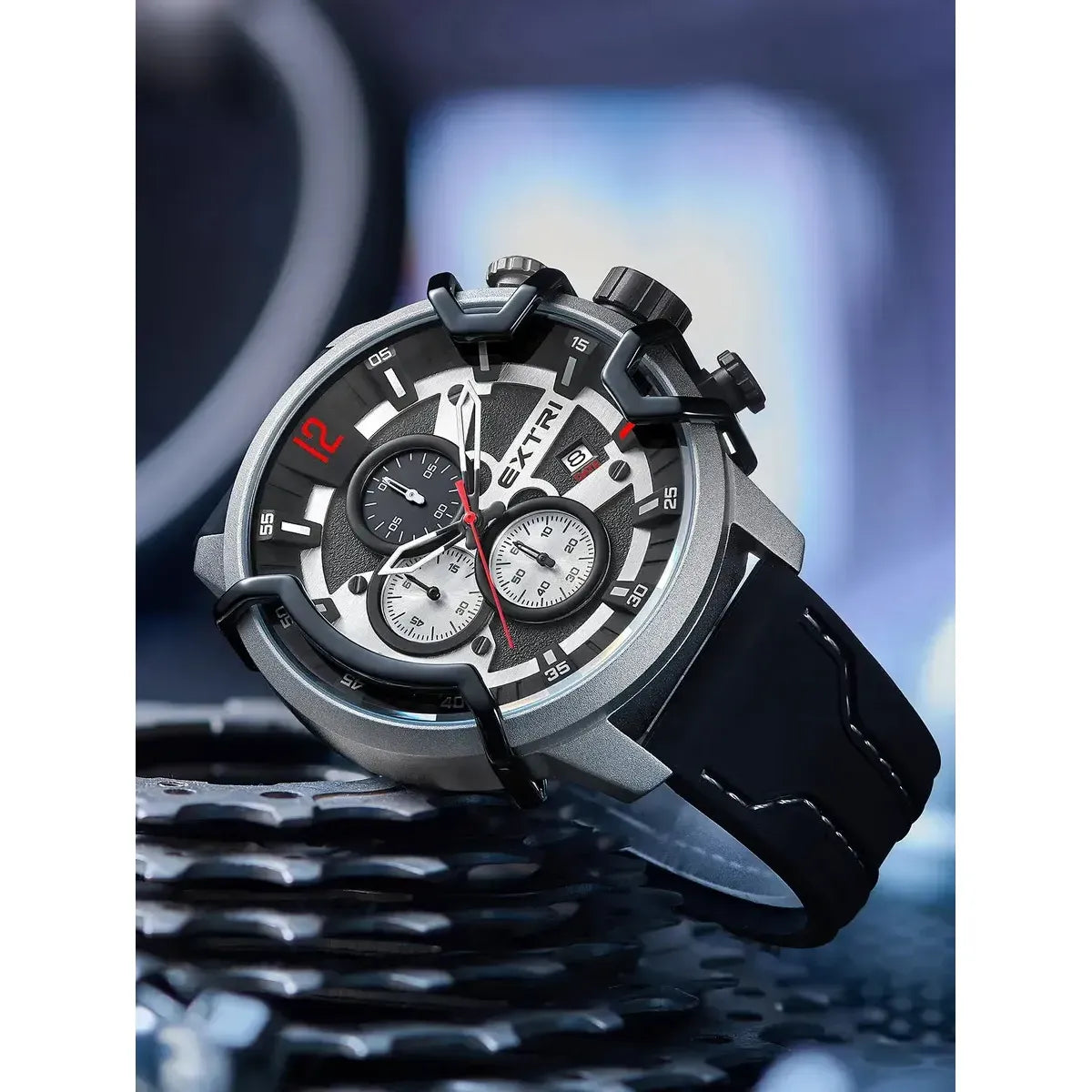 Relógio EXTRI Original X6054 Masculino Esportivo Cronógrafo 30M