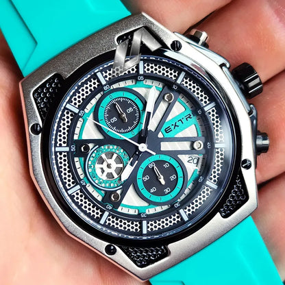 Relógio EXTRI X6135 Original Masculino Esportivo Cronógrafo 47mm
