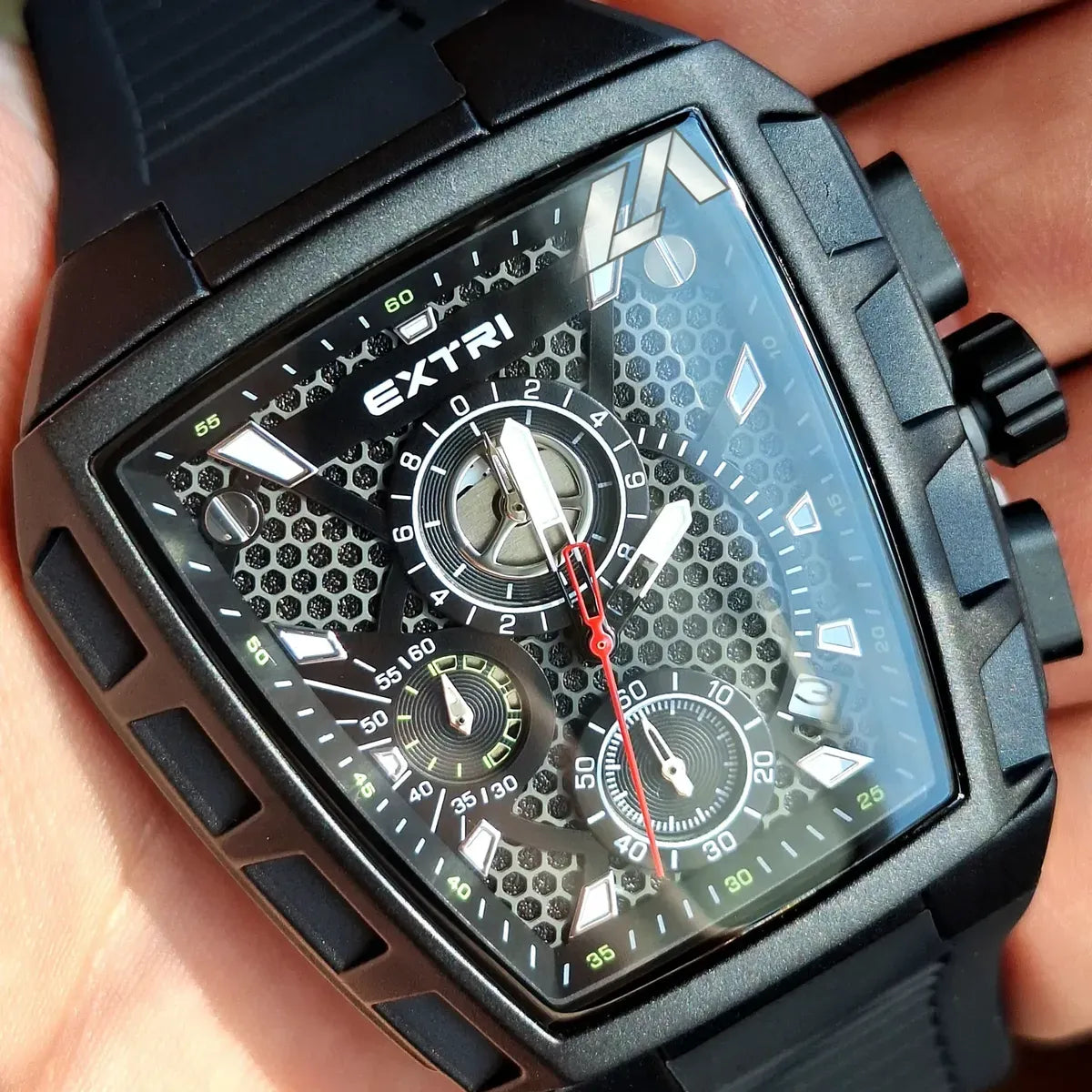 Relógio EXTRI Original X6152 Masculino Esportivo Cronógrafo 52mm