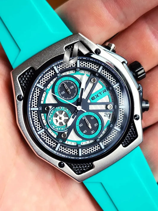 Relógio EXTRI X6135 Original Masculino Esportivo Cronógrafo 47mm