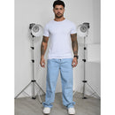 Calça Jeans Balão Boca Larga Estilosa Sk8 Moda Masculina Dazzling 100%  Algodão Estilo Mandrake