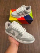 TÊNIS DUNK LOW - BRANCO CINZA